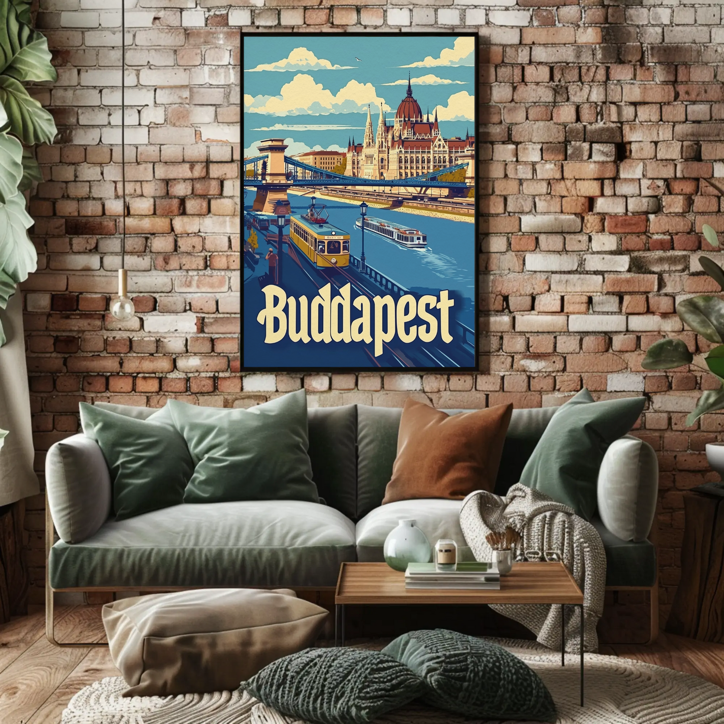 Budapest Cityscape Poster