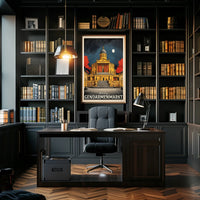 Gendarmenmarkt at Night Poster