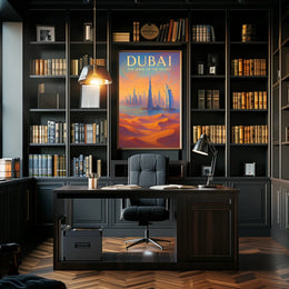 Dubai Jewel Of The Desert Poster For Modern Home Decor