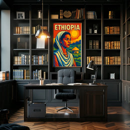 Ethiopia A Vibrant Heritage Poster
