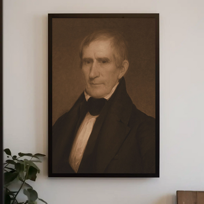 William Harrison 9th President Sepia Photo