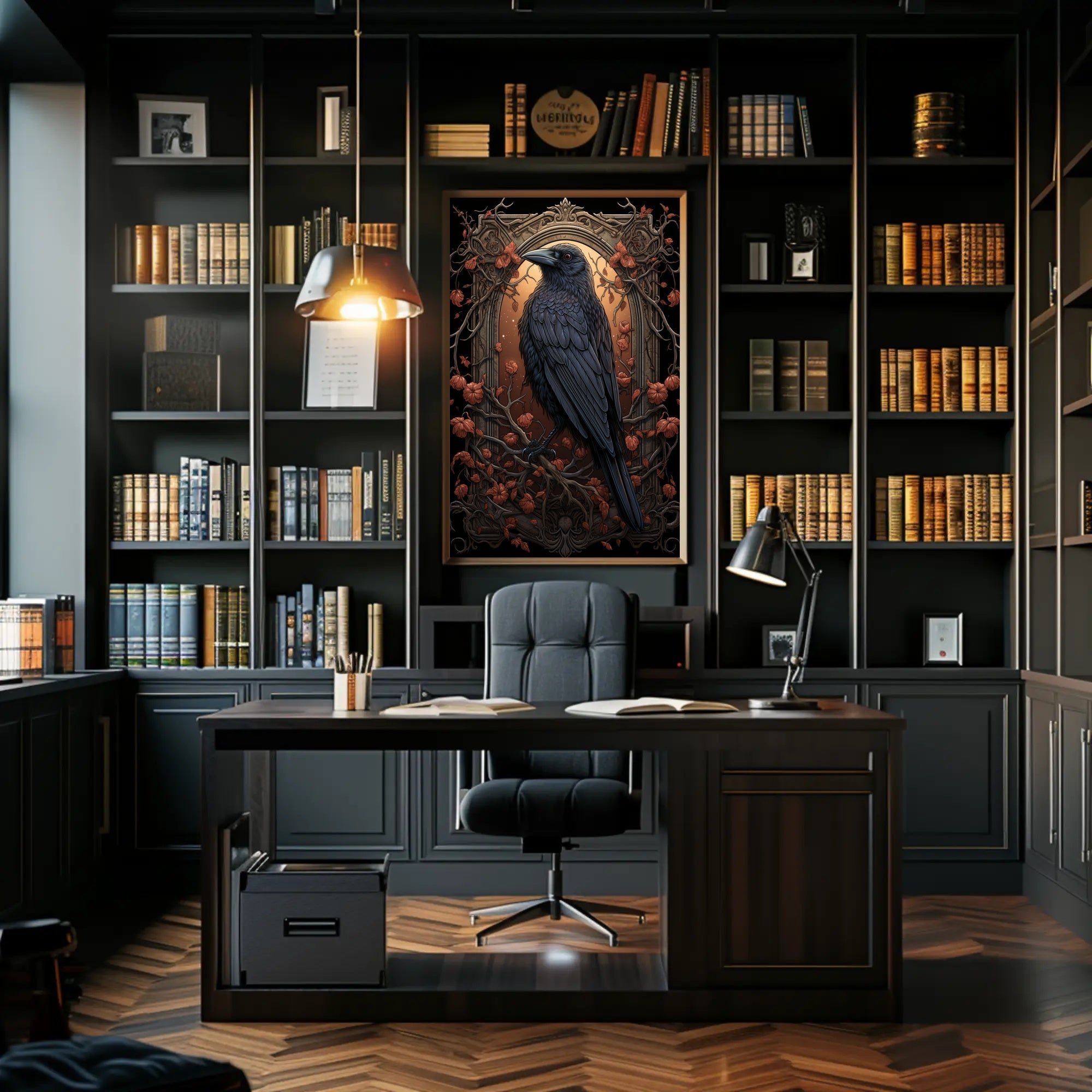 The Enigmatic Raven Poster