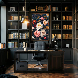 Floral Symphony: Botanical Elegance in Art Poster
