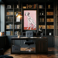 Dalmatian Dog Poster Modern Minimalist Wall Art