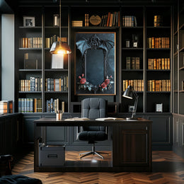 Gothic Elegance Mirror Poster