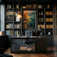 Woodward Avenue A Journey Through Detroits Heart Poster PosterGoat