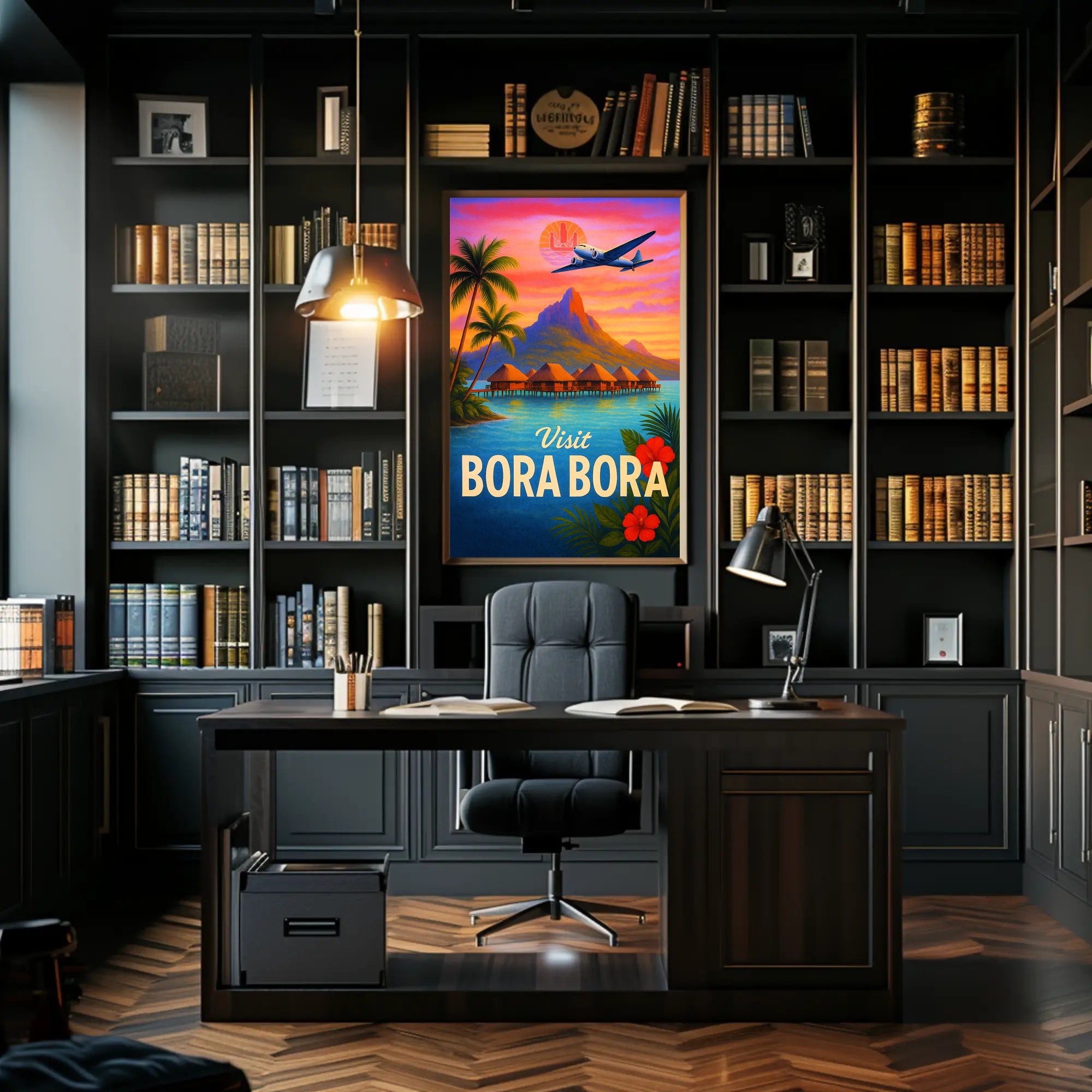 Visit Bora Bora Poster PosterGoat