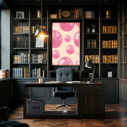 Pink Disco Balls Pop Culture Poster PosterGoat