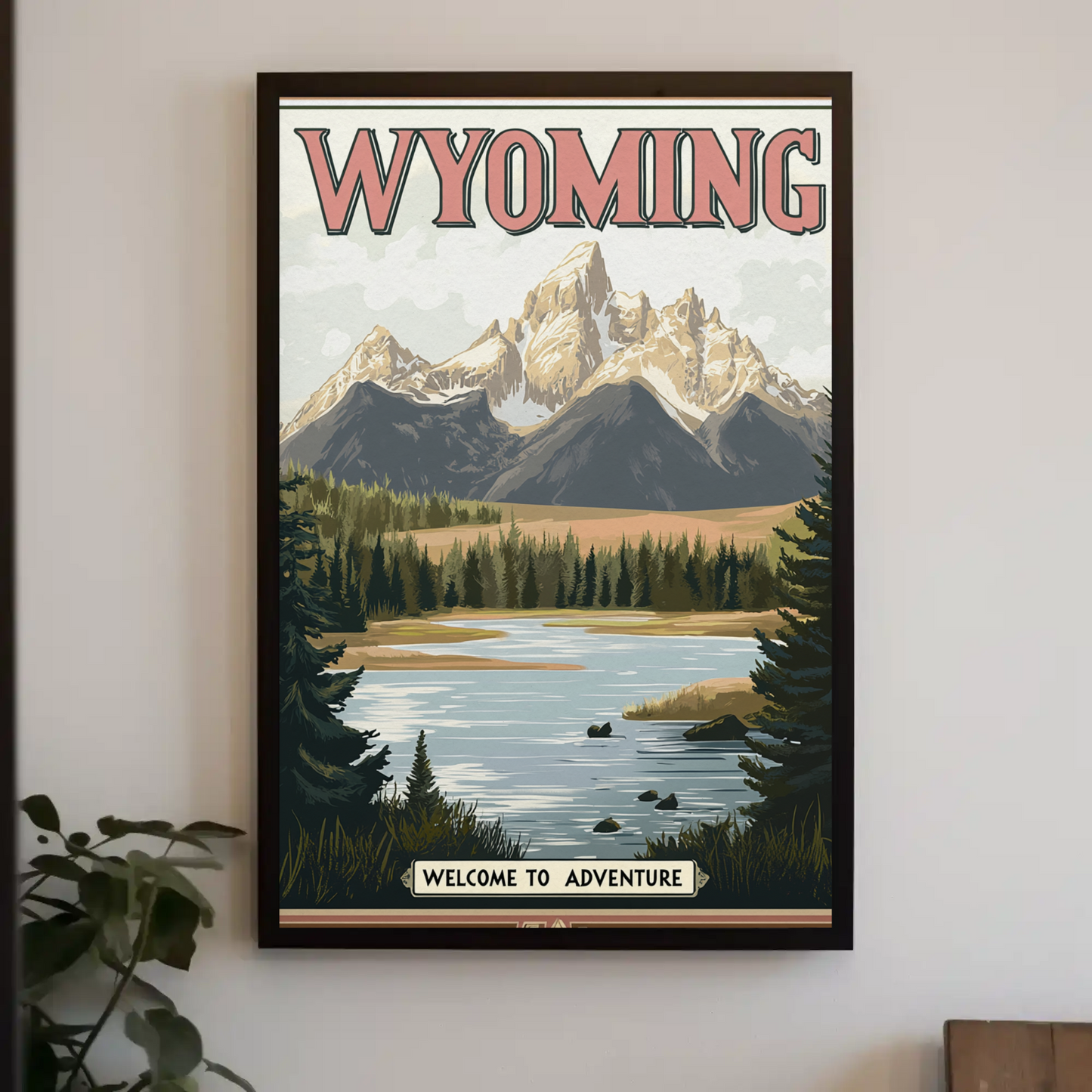 Wyoming Vintage Poster