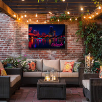 Orlando, Florida Night Lights Poster