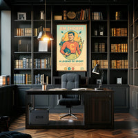Jim Thorpe Iconic Sports Legend Poster