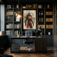 Urban Mech Warrior Poster PosterGoat