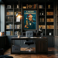 A Merry Christmas With A Presidential Poster