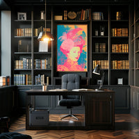Vibrant Elegance Portrait Wall Art Print