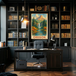 Oregon Scenic Landscape Poster