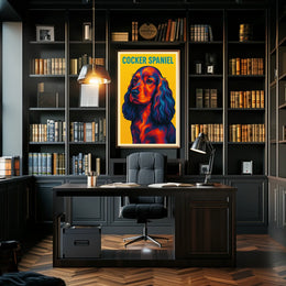 Cocker Spaniel Art Poster