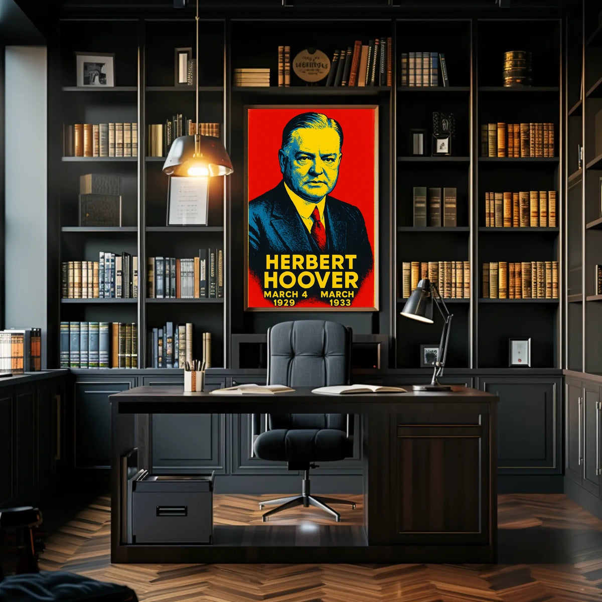 Herbert Hoover Presidential Term Poster