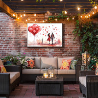 Love in the Cityscape Poster