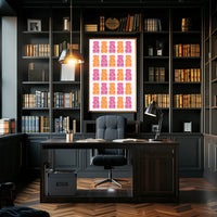 Gummy Bears Modern Design Poster PosterGoat