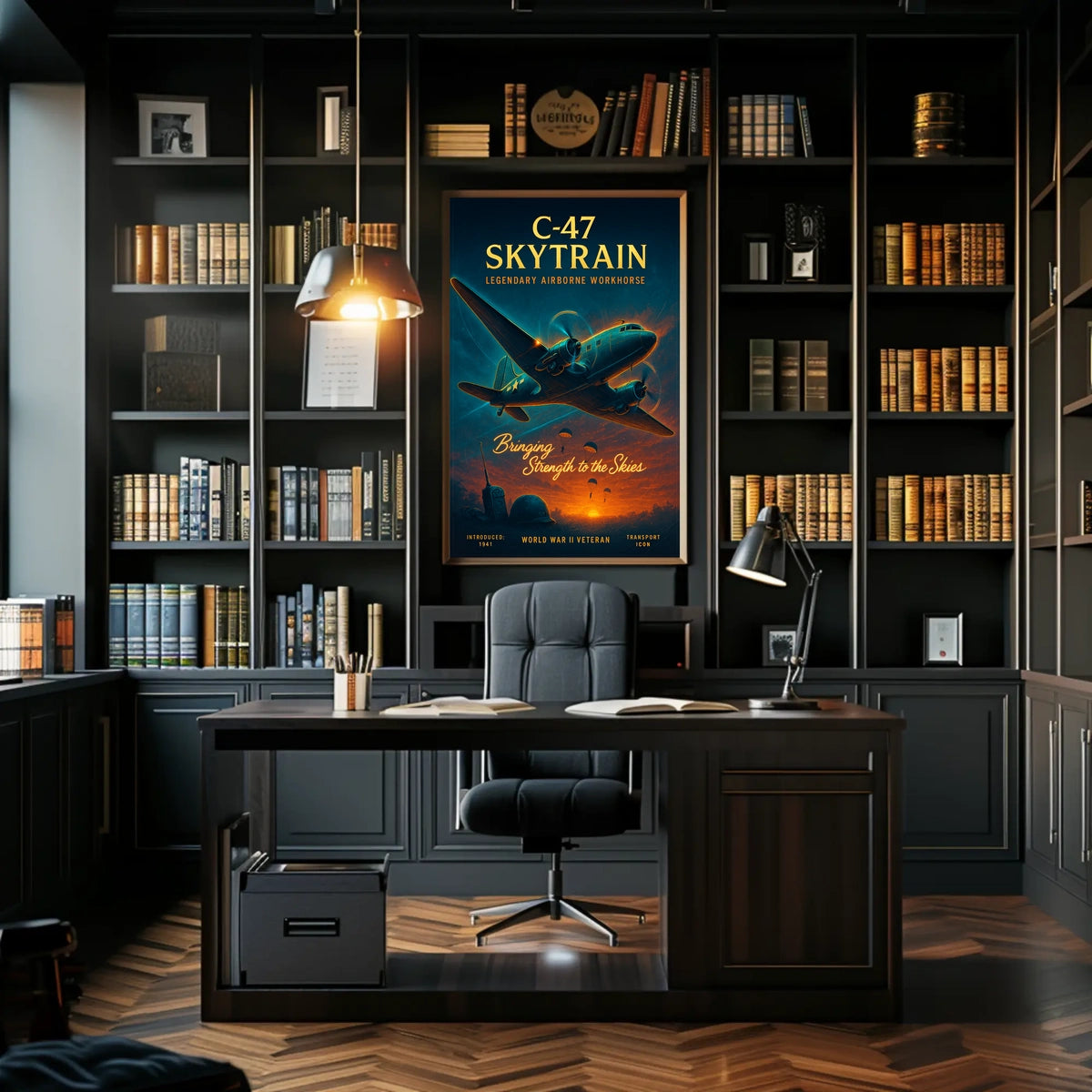C-47 Skytrain Legendary Airborne Workhorse Poster