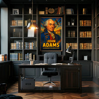 2nd President American Heritage Historical or Presidential Poster PosterGoat