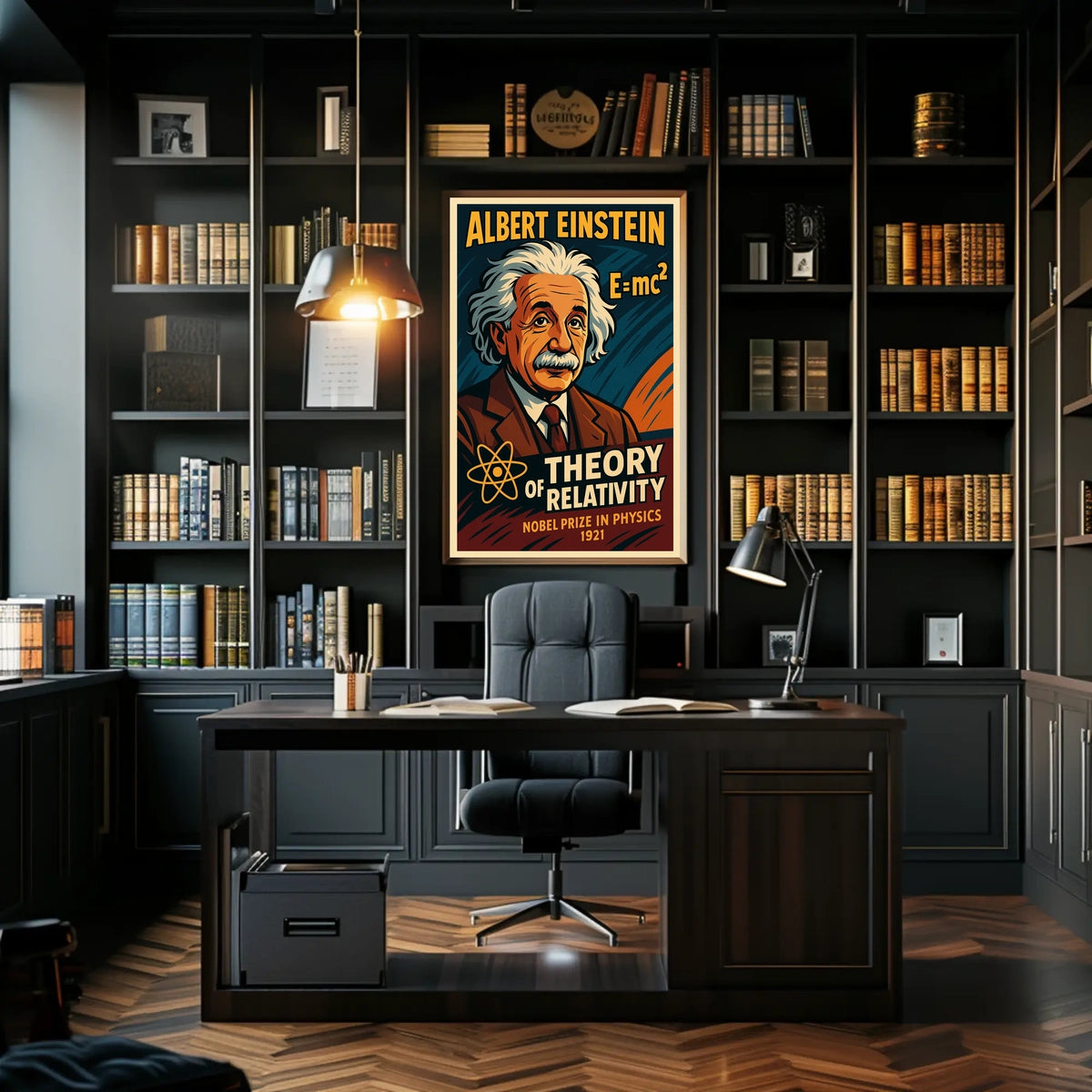 Albert Einstein Theory Of Relativity Poster