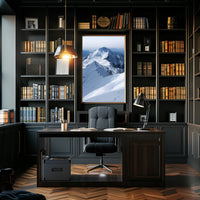 Majestic Snowy Peaks National Park Poster