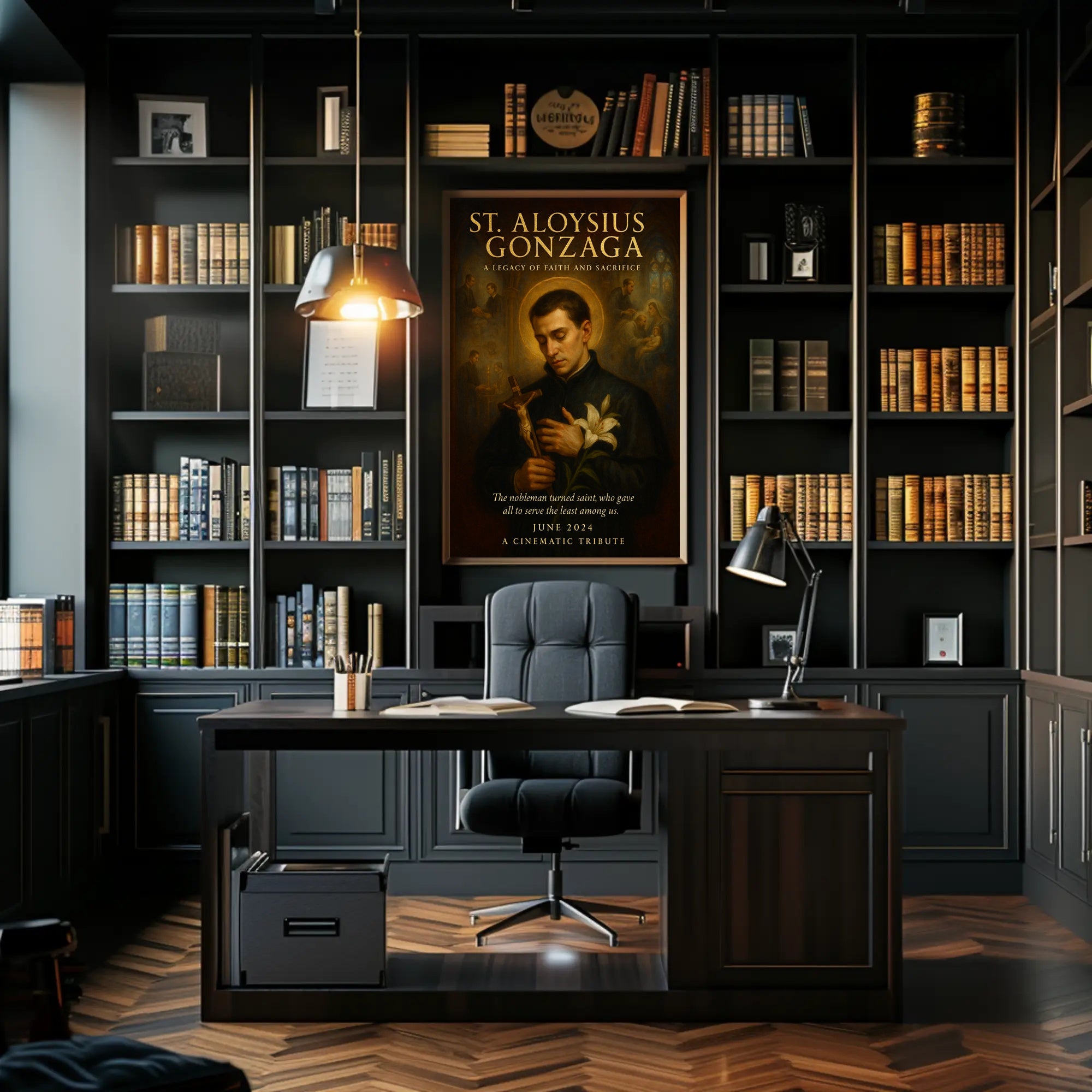 Saint Aloysius Gonzaga Devotional Cultural or Heritage Poster PosterGoat