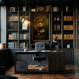 Saint Aloysius Gonzaga Devotional Cultural or Heritage Poster PosterGoat