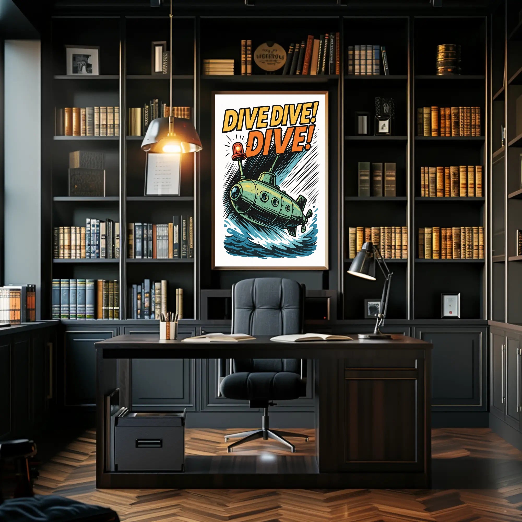 Dive Dive Dive! Poster PosterGoat