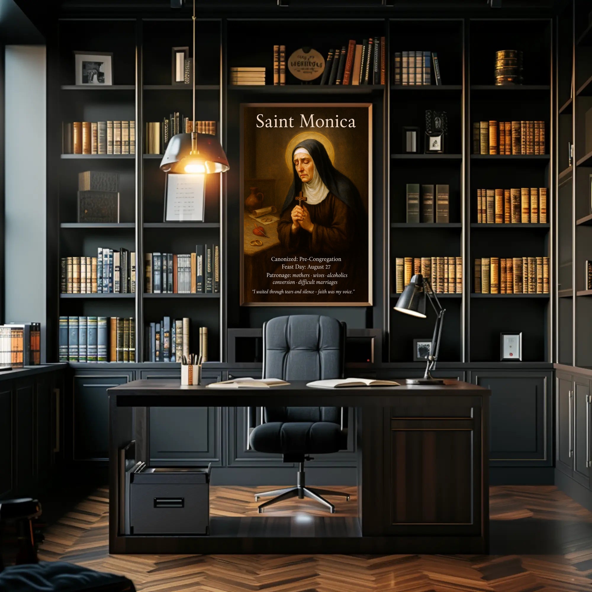Saint Monica Poster PosterGoat