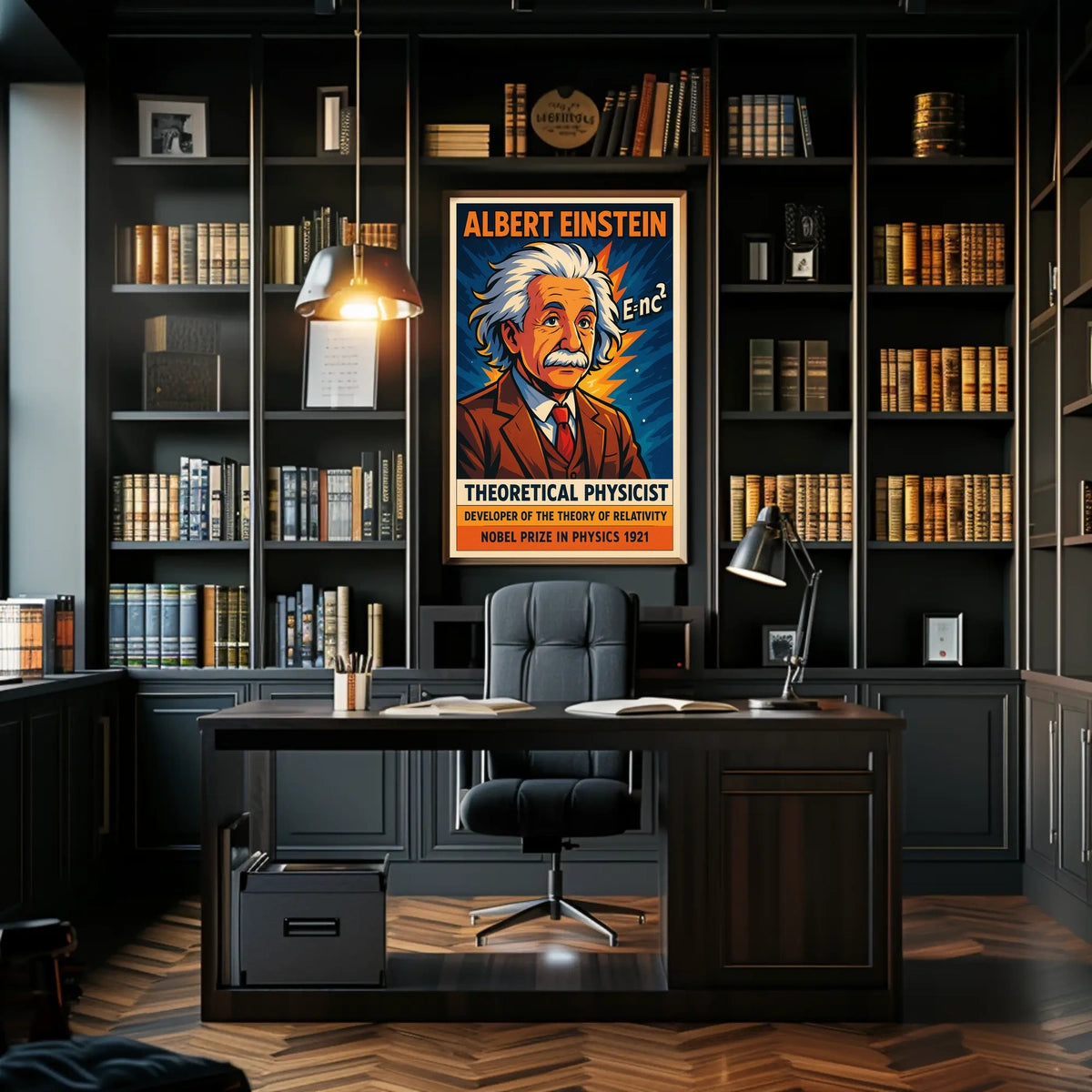 Albert Einstein Theoretical Physicist Poster