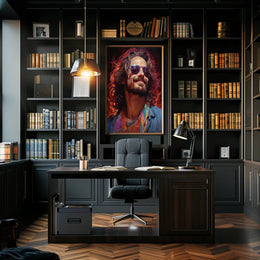 Vibrant Portrait Of A Free Spirit Poster PosterGoat