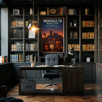 Nashville Music City Poster