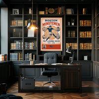 Boston Minutemen Soccer Team Poster PosterGoat