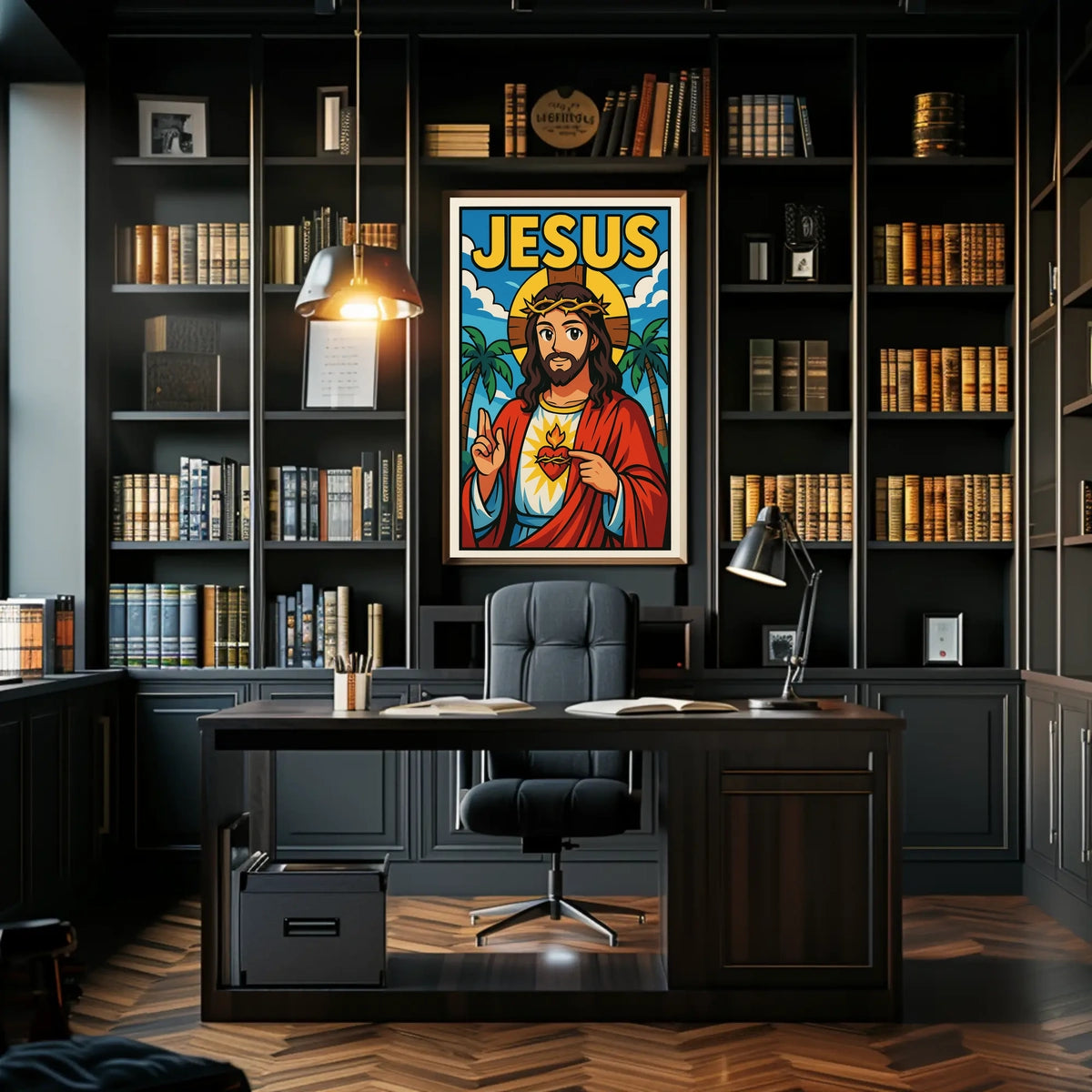 Jesus Illustration Poster