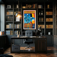 Belgium A Cultural Mosaic Poster