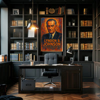 Lyndon B. Johnson Presidential Era Poster
