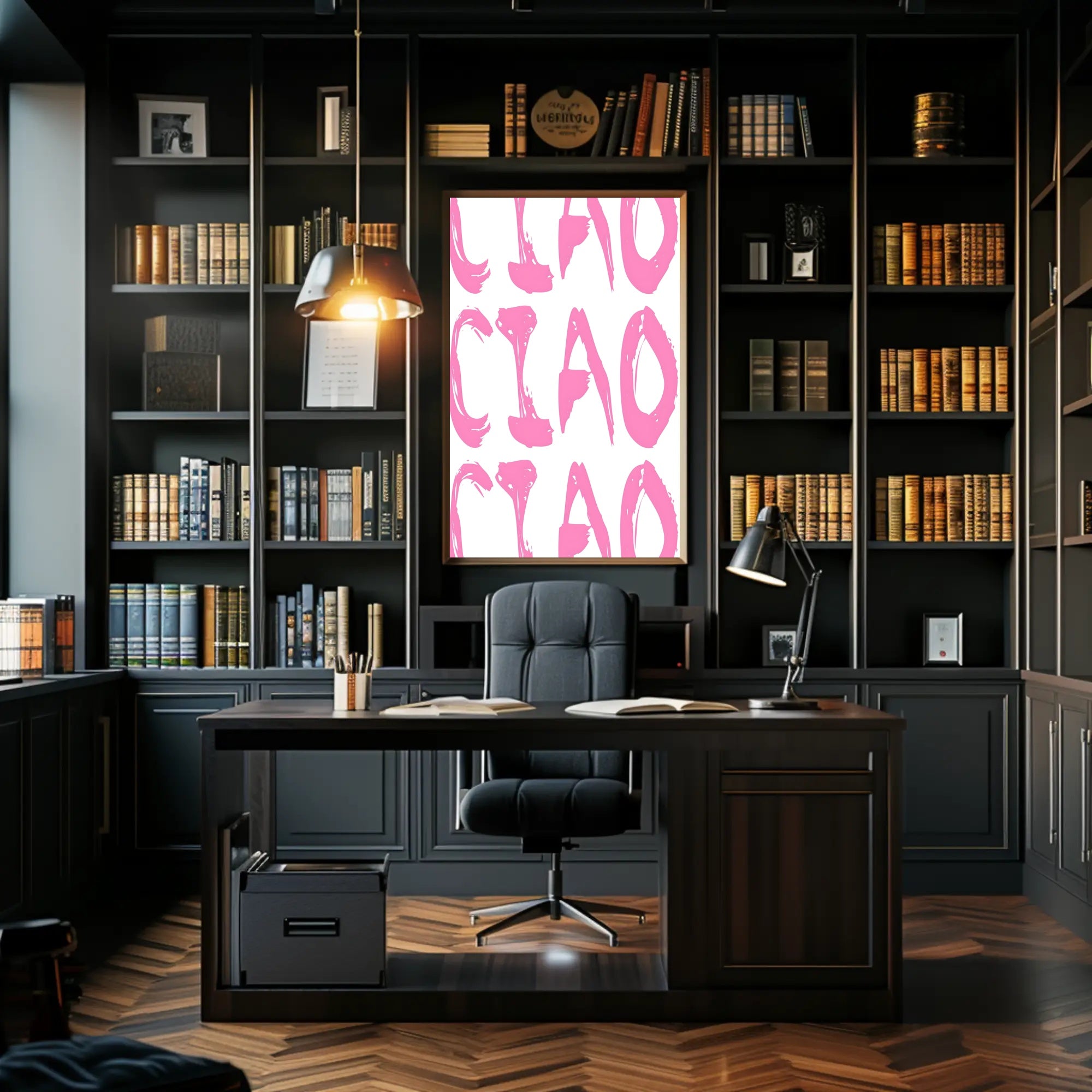 Ciao in Pink Poster