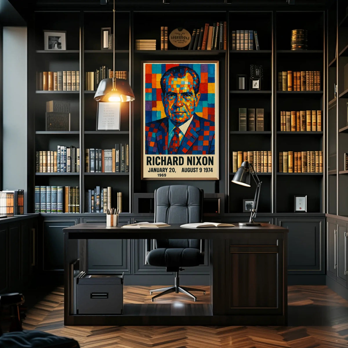 Richard Nixon Presidential Tenure Poster