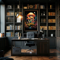 Enchanted Forest Mushroom Art Poster - Pop Culture Poster