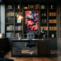 Abstract Swirls Of Color Abstract Poster