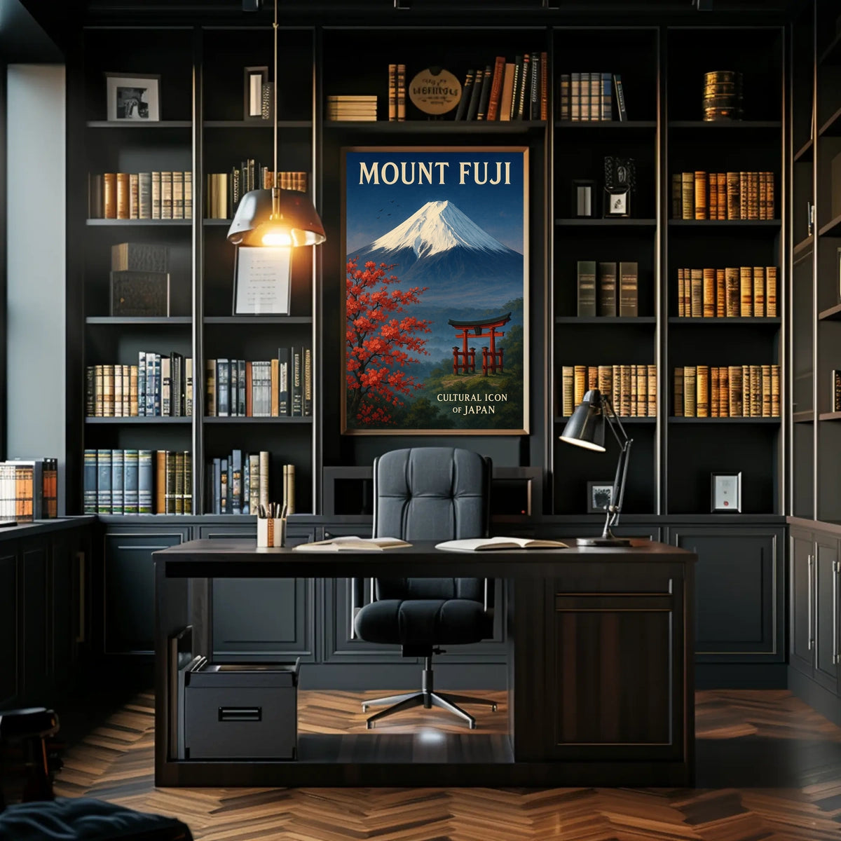 Mount Fuji Cultural Icon of Japan Poster