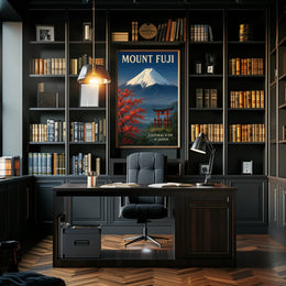 Mount Fuji Cultural Icon of Japan Poster