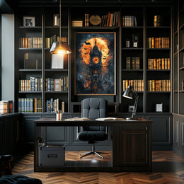 Haunted Clock Tower Poster