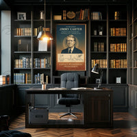 Jimmy Carter Historical Events Presidential Poster