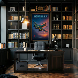 Mitsubishi Ki-67 The Pegasus of Persistence Poster