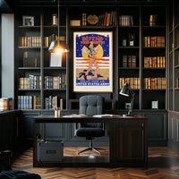 Vibrant Abstract Art Print for Creative Spaces - Artistic Poster