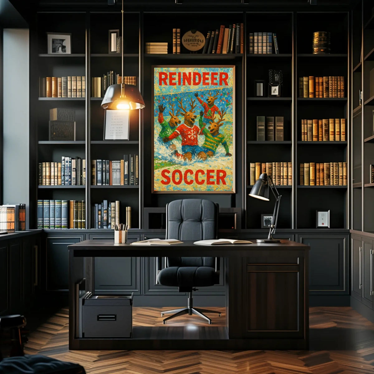 Reindeer Soccer Extravaganza Poster