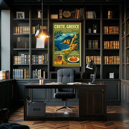 Crete's Timeless Beauty: Vintage Travel Poster